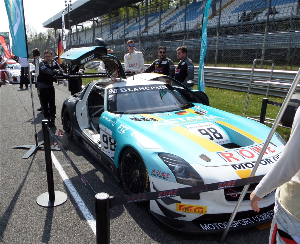 Nicolai Sylvest før starten på løbet på Monza